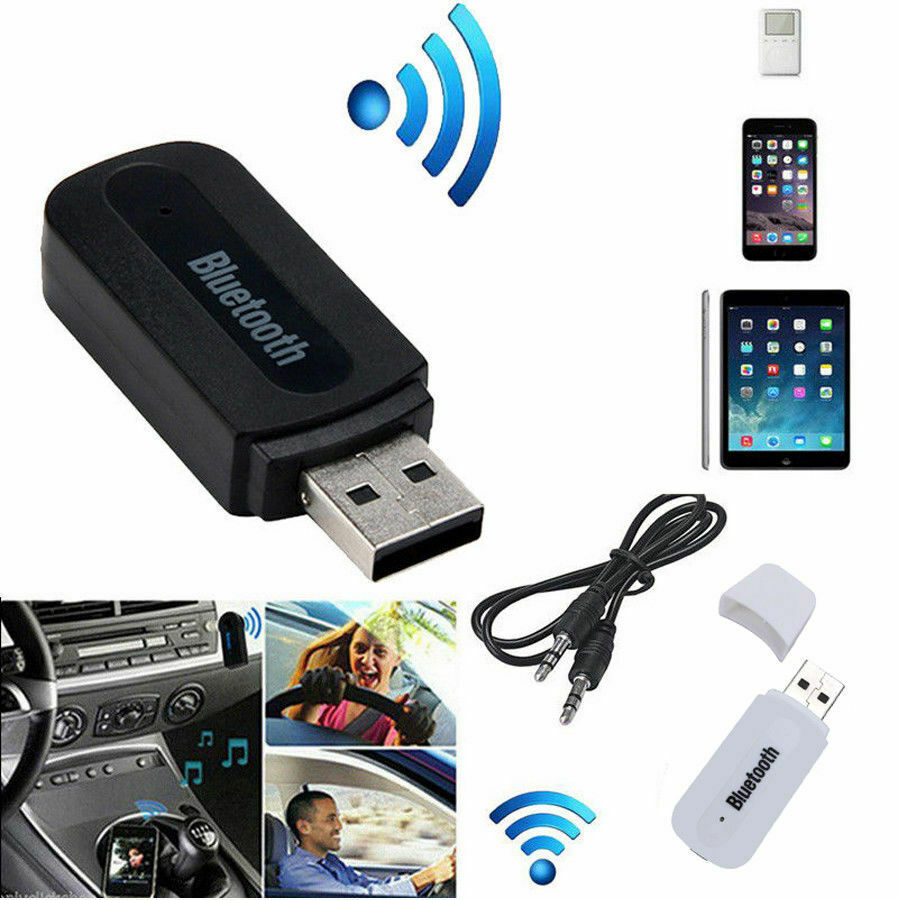 USB Bluetooth Music Stereo Wireless Audio Receiver Adapter for Home CAR TRUCK RV - Fresh Stock Dated January 2026