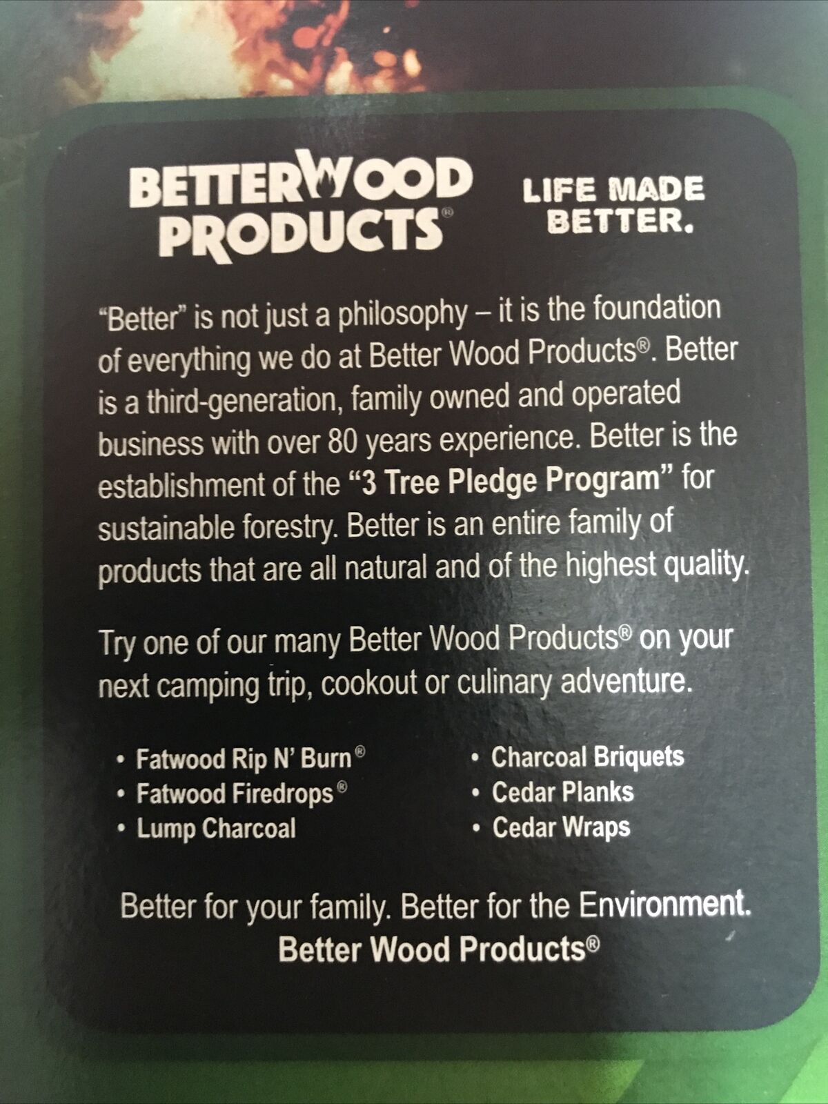 Fatwood Firestarter,No 9983,  Wood Products Manufacturers - Fresh Stock Dated January 2026