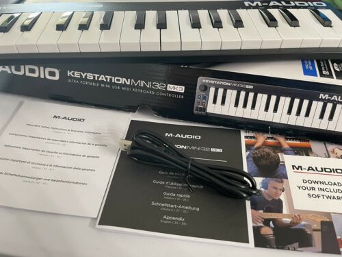 M Audio Keystation Mini 32 MK3, Ultra Portable Mini USB MIDI Controller - Fresh Stock Dated December 2025