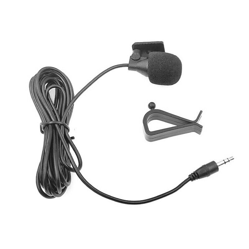 3.5mm Mic Car Vehicle Radio Stereo GPS Enabled Audio DVD External Microphone - Fresh Stock Dated December 2025