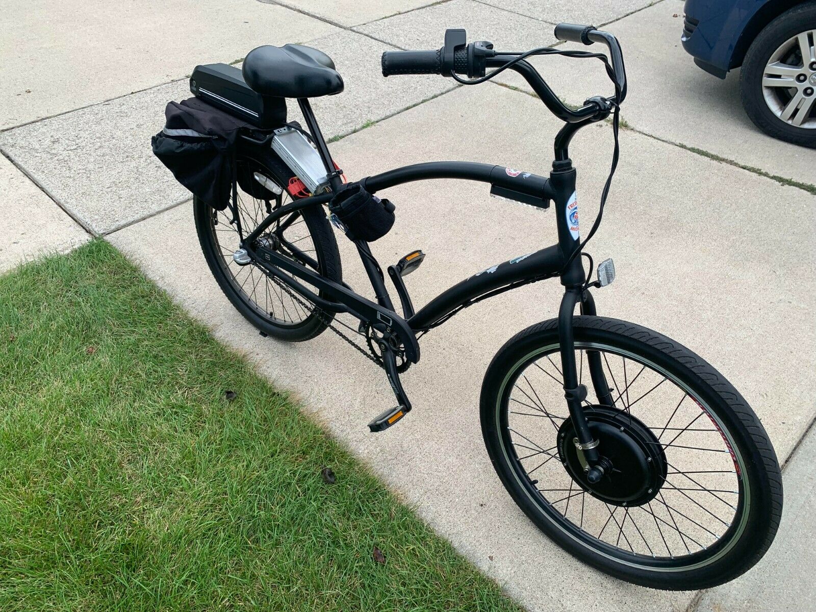 Cruiser Bicycle with Electric Wheel modified e-Bike - Fresh Stock Dated January 2026