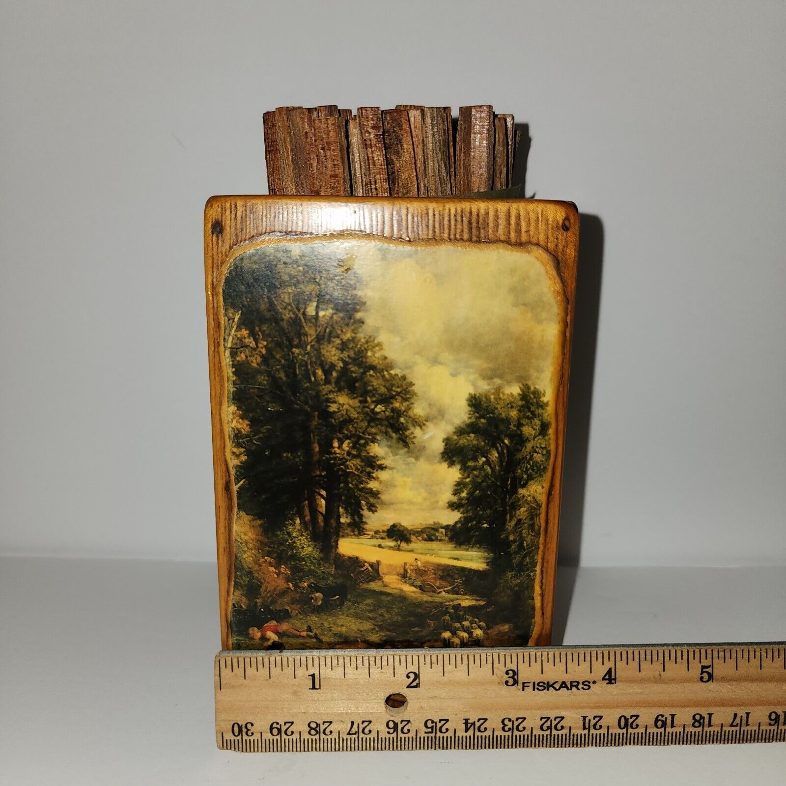 Vintage Heart Pine Fire Starter, Old Fashioned Light Wood in Handmade Wooden Box - Fresh Stock Dated December 2025