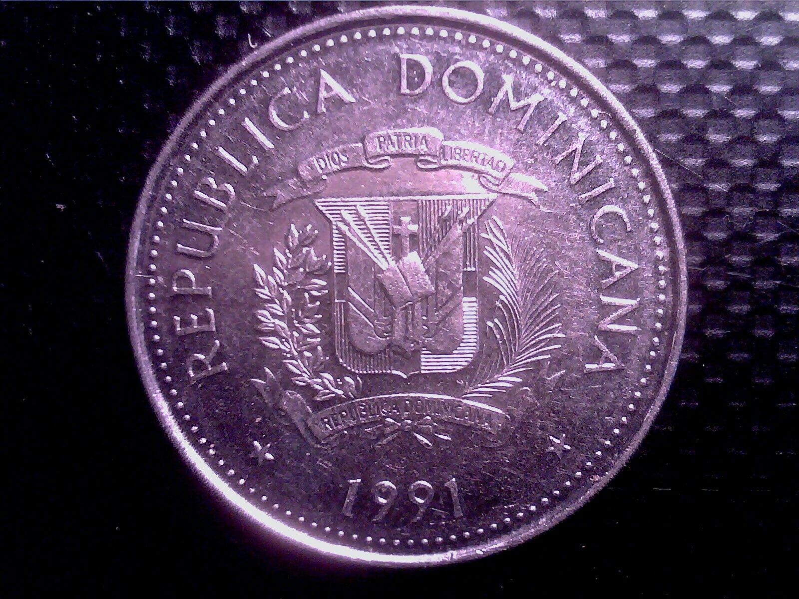 DOMINICAN REPUBLIC     25 CENTAVOS 1991 JUN29 - Fresh Stock Dated December 2025