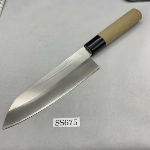 <Unused> Japanese Chef's Kitchen Knife 堺貞守 Santoku165/305 From Japan SS675 - Fresh Stock Dated January 2026