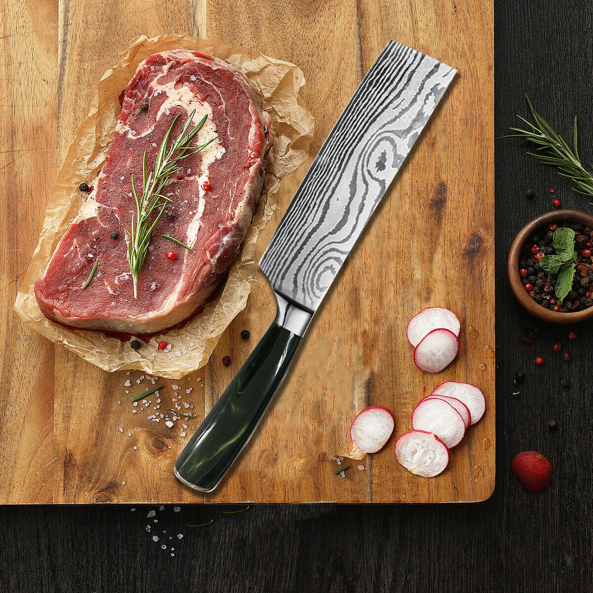 Cleaver Nakiri Knife 7