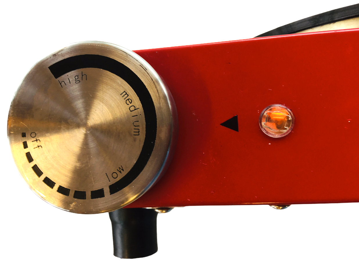 Ginny's Red Double Burner Cast Iron Plate 1800 W Tabletop Cooks Portable Tested - Fresh Stock Dated February 2026