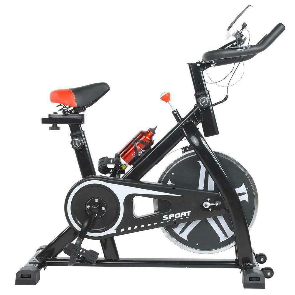 Exercise Bike Stationary Bicycle Indoor Cycling Cardio Fitness Workout Gym Black - Fresh Stock Dated January 2026