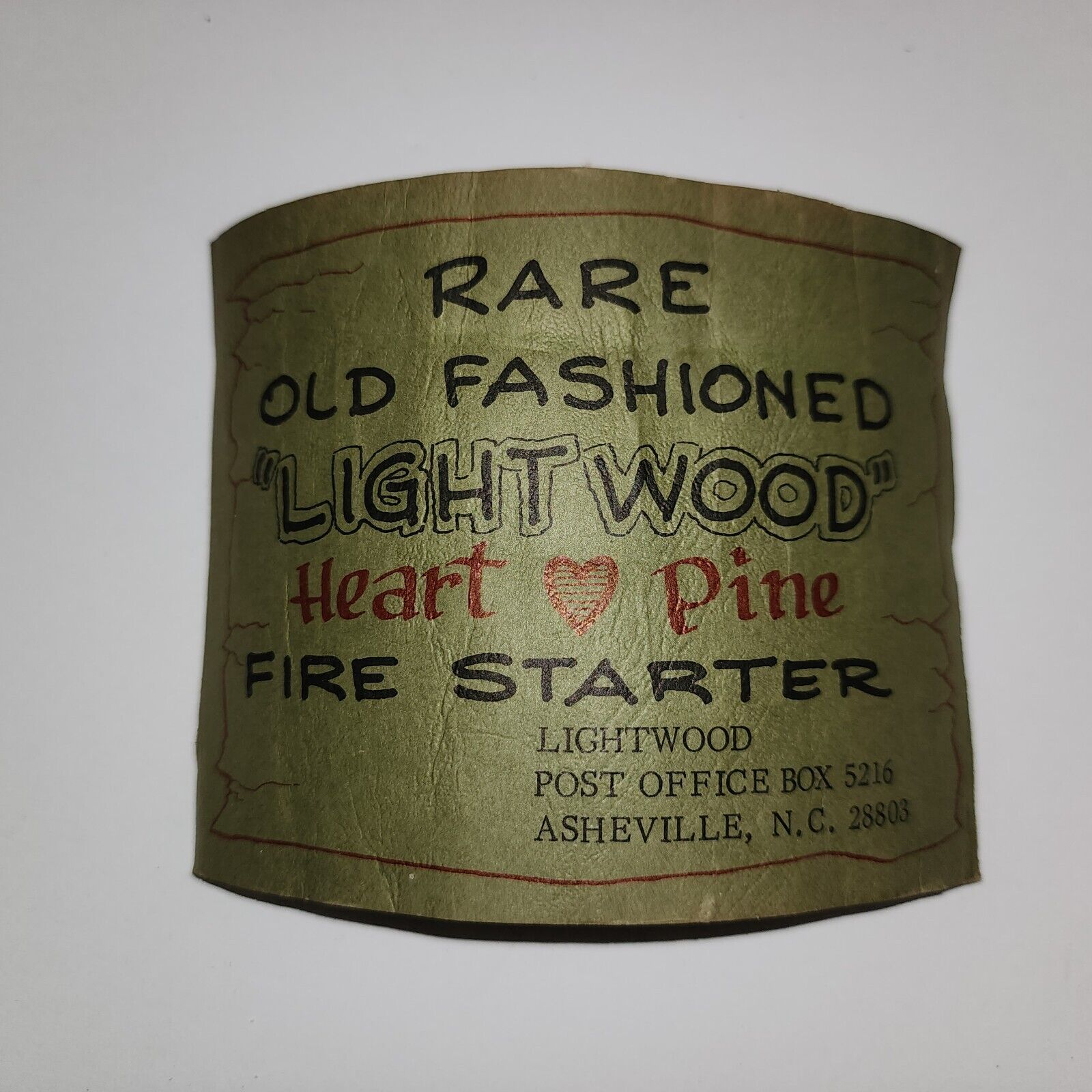 Vintage Heart Pine Fire Starter, Old Fashioned Light Wood in Handmade Wooden Box - Fresh Stock Dated December 2025