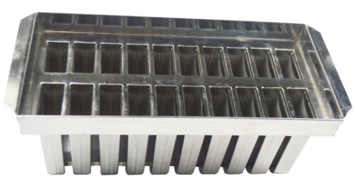 20pcs Stainless Steel Molds for Ice Pop Lolly Popsicle Ice Cream Molds Household - Fresh Stock Dated February 2026
