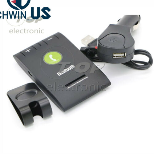 Universal Hands Free Calling MultiPoint Speakerphone Wireless Bluetooth Car Kit - Fresh Stock Dated December 2025