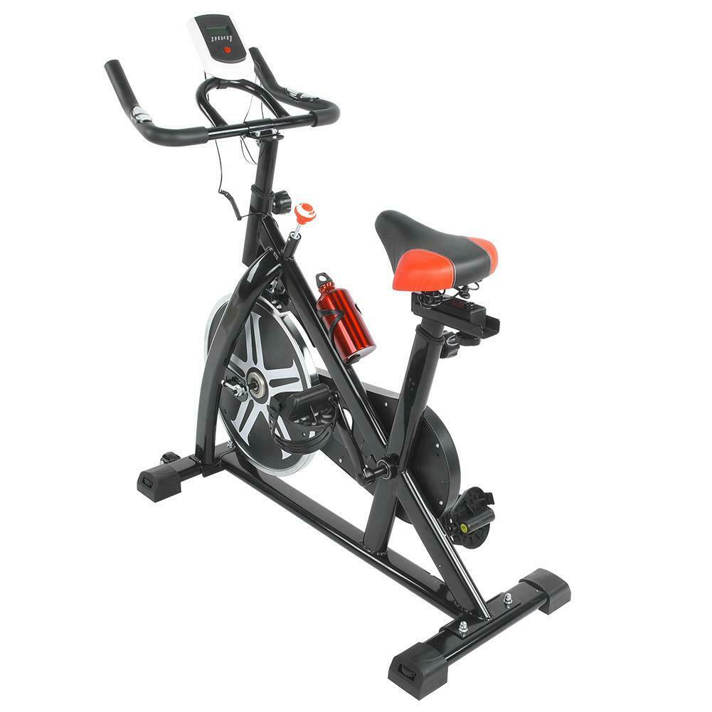 Exercise Bike Stationary Bicycle Indoor Cycling Cardio Fitness Workout Gym Black - Fresh Stock Dated January 2026