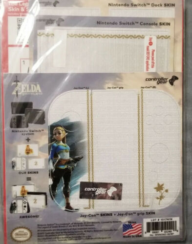 Nintendo Switch Skin & Screen Protector The Legend of Zelda: Breath of the Wild - Fresh Stock Dated February 2026