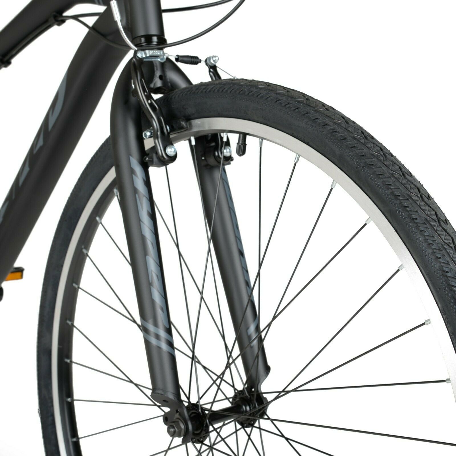 Hyper Bicycles 700c Adult Urban Bike, Black/Gray - super cool - Fresh Stock Dated January 2026