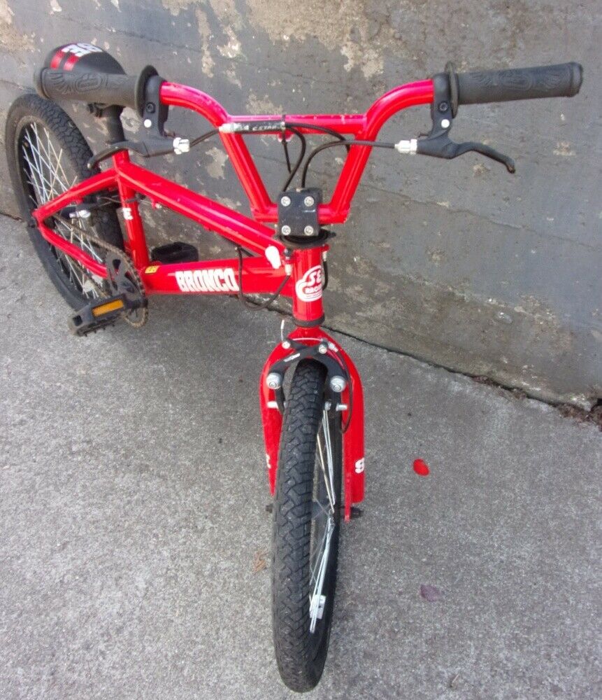 Previously Owned SE RACING BMX INOVATIONS BRONCO Bicycle Red - Fresh Stock Dated December 2025
