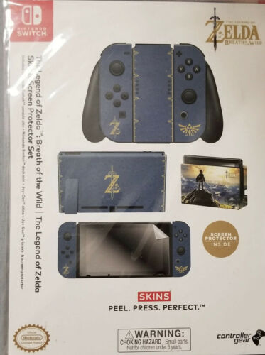 Nintendo Switch Skin & Screen Protector The Legend of Zelda: Breath of the Wild - Fresh Stock Dated February 2026