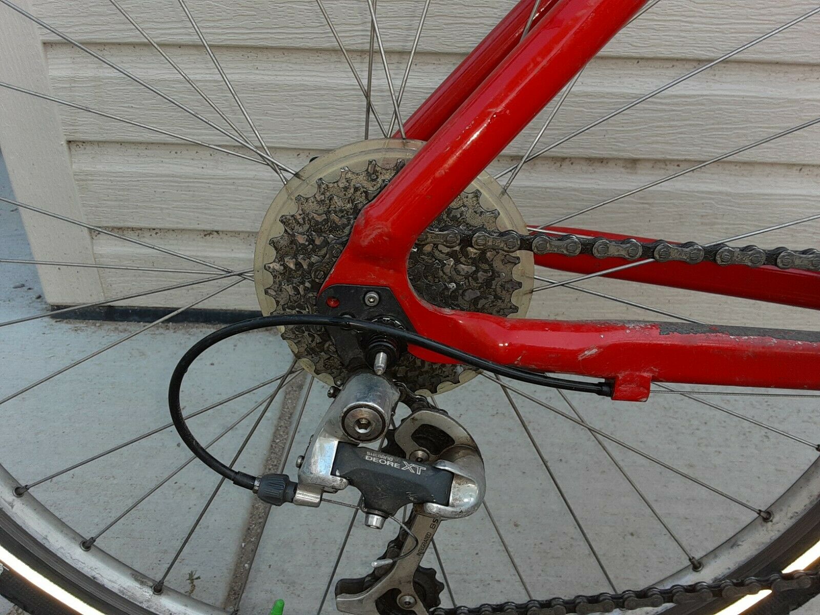 Cannondale F1000 Caad3 Design, Red, Fatty Headshok D lockout. Large (18 inch) - Fresh Stock Dated December 2025