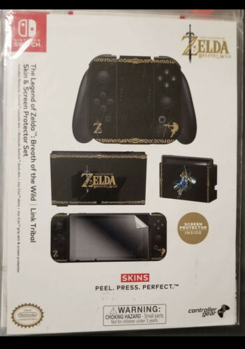 Nintendo Switch Skin & Screen Protector The Legend of Zelda: Breath of the Wild - Fresh Stock Dated February 2026