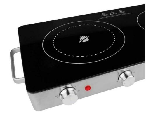 Double Infrared Electric Countertop, 1800-Watt, with Timer, Stainless Steel - Fresh Stock Dated February 2026