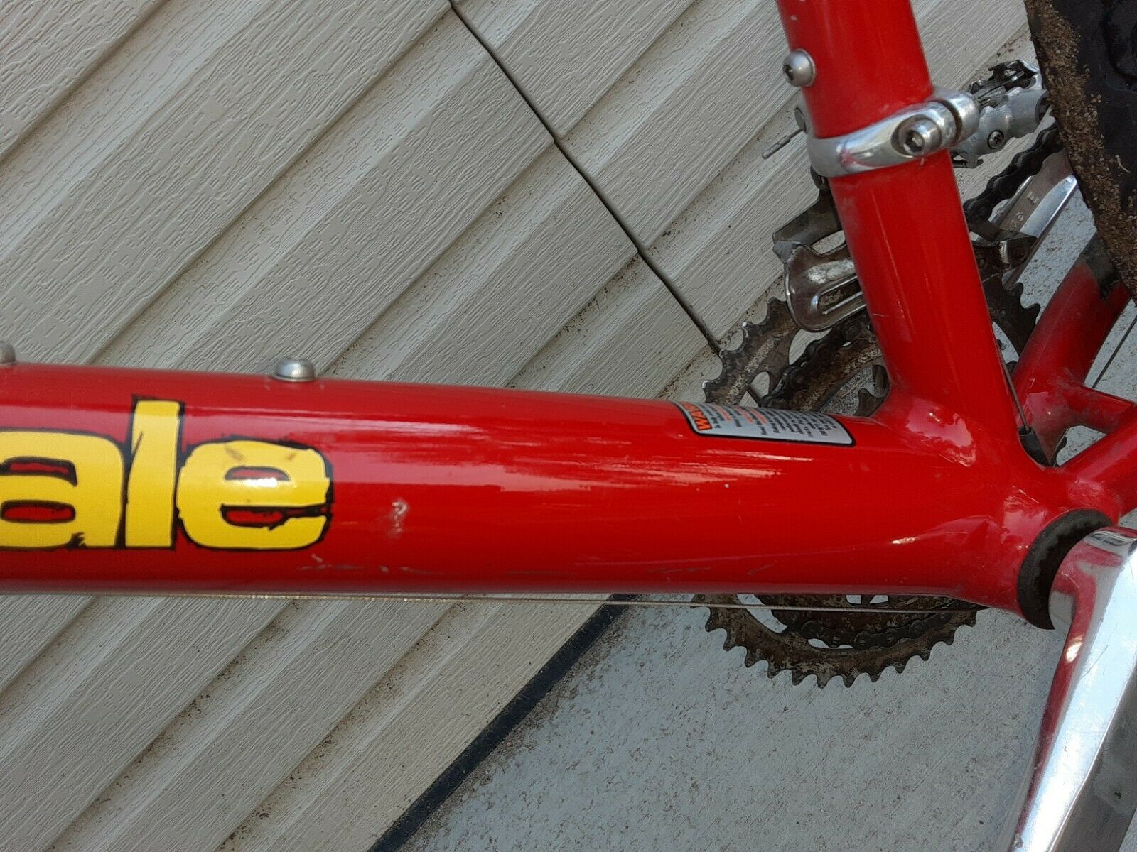 Cannondale F1000 Caad3 Design, Red, Fatty Headshok D lockout. Large (18 inch) - Fresh Stock Dated December 2025