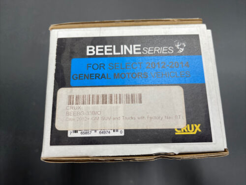 Crux beebg-33b/o 2012+ Gm SUV Truck W/ Nav Bluetooth Interface - Fresh Stock Dated January 2026