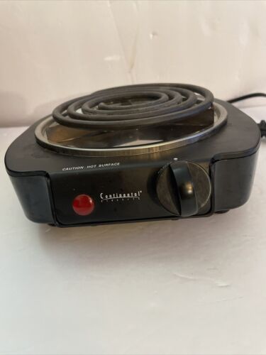 Continental Electric Single Burner with Instructional Booklet. Model CE 23309 - Fresh Stock Dated February 2026