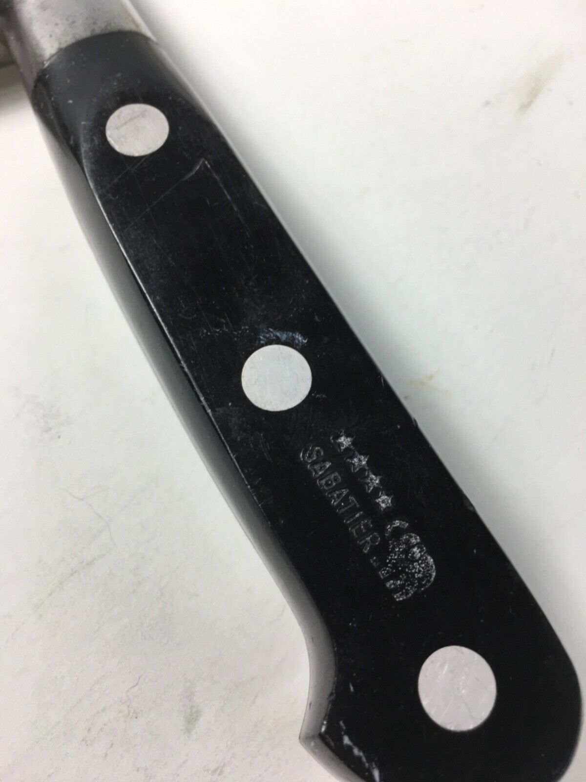 SABATIER  11 inch Chefs Knife VTG Professionally Sharpened/Restored Carbon Steel - Fresh Stock Dated January 2026