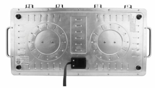 Double Infrared Electric Countertop, 1800-Watt, with Timer, Stainless Steel - Fresh Stock Dated February 2026