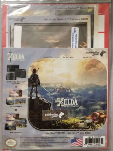 Nintendo Switch Skin & Screen Protector The Legend of Zelda: Breath of the Wild - Fresh Stock Dated February 2026