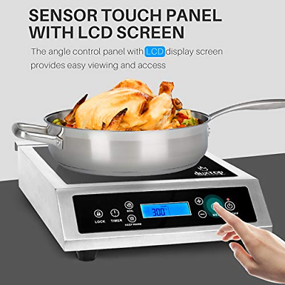 Duxtop Professional Portable Induction Cooktop, Portable, Silver/Black - Fresh Stock Dated February 2026