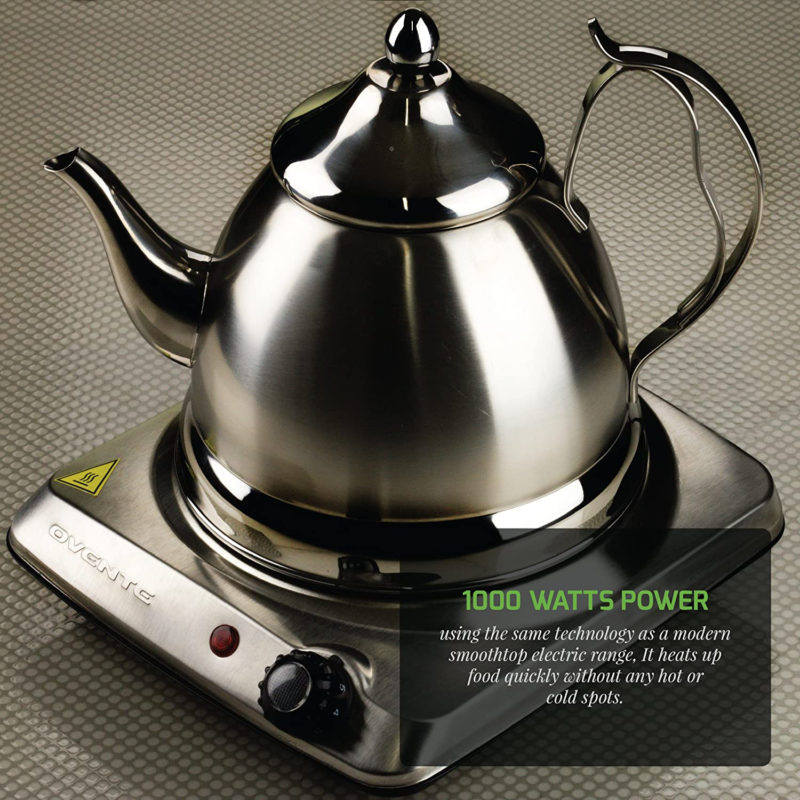 Portable Electric Cook Top Single Burner Infrared Plate Cooking Cookware Stove - Fresh Stock Dated February 2026