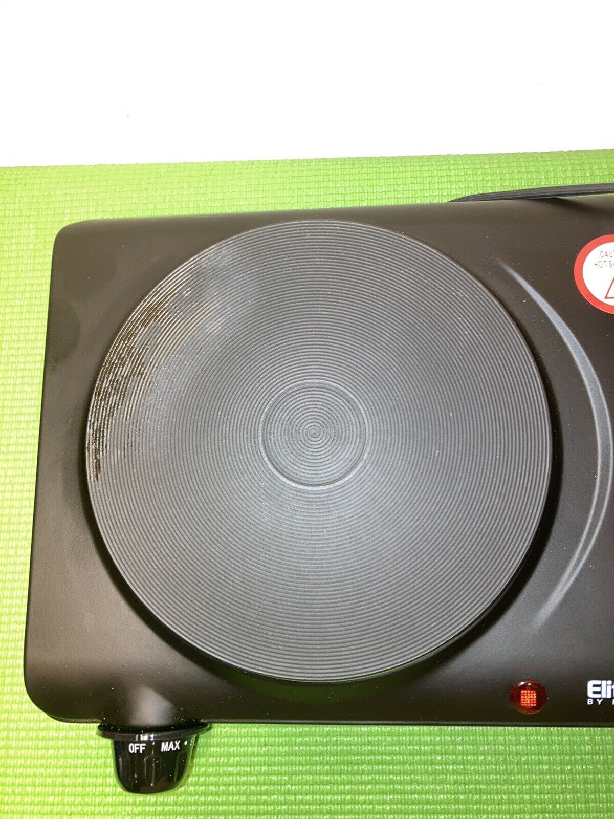 Elite Gourmet By Maxi-Matic Countertop Electric Hot Burner Double With Control ￼ - Fresh Stock Dated February 2026