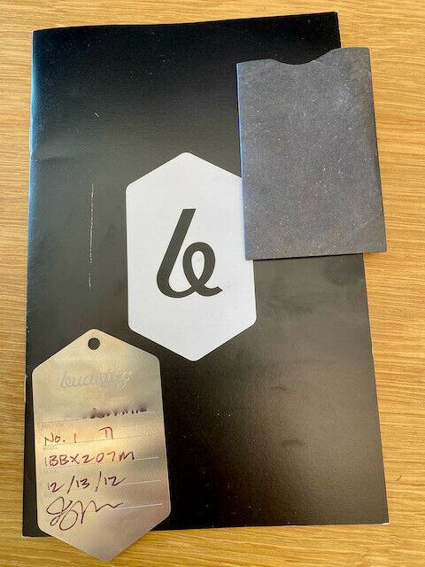 Budnitz Titanium Model No.1 Size Medium - Fresh Stock Dated December 2025