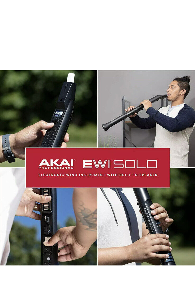 AKAI Professional EWI Solo  Electronic Wind Instrument With Built-in Speakers - Fresh Stock Dated December 2025