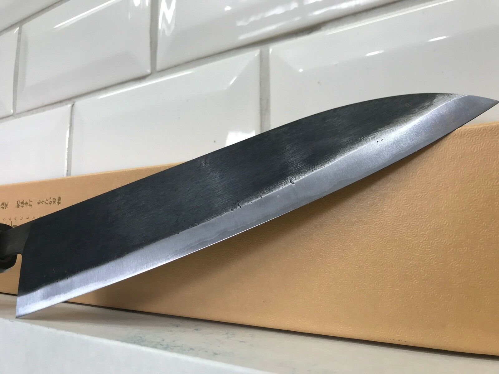 Hand Forged Chefs Knife  Moritaka Hamono Aogami Blue #2  210mm Kitchen Knife - Fresh Stock Dated January 2026