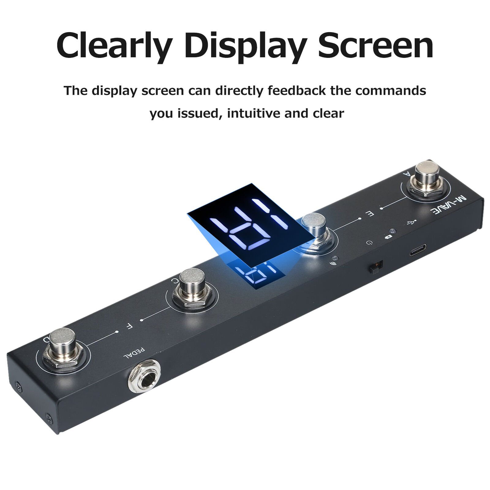 BT Wireless MIDI Controller Rechargeable 4 Buttons Portable MIDI Foot Controller - Fresh Stock Dated December 2025