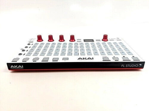 Akai Professional Fire FL Studio Performance Controller - Custom White / RED NEW - Fresh Stock Dated December 2025