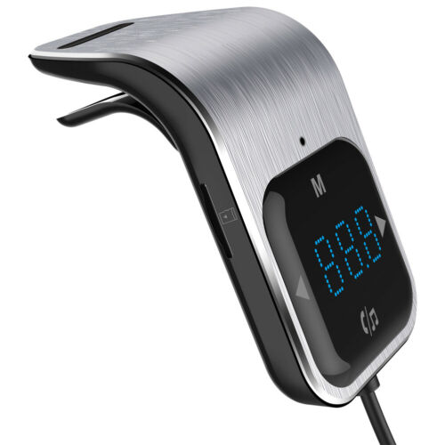 LCD mp3 Dual USB car Charger Lighter Bluetooth player FM TRANSMITTER Cigarette-O - Fresh Stock Dated December 2025