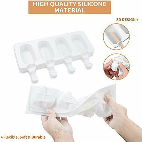 8 Cup Diamond Heart Shaped Cake Mold Tray 4 Cavities Popsicle Molds Ice Pop M... - Fresh Stock Dated February 2026