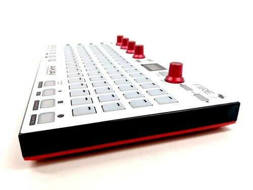 Akai Professional Fire FL Studio Performance Controller - Custom White / RED NEW - Fresh Stock Dated December 2025