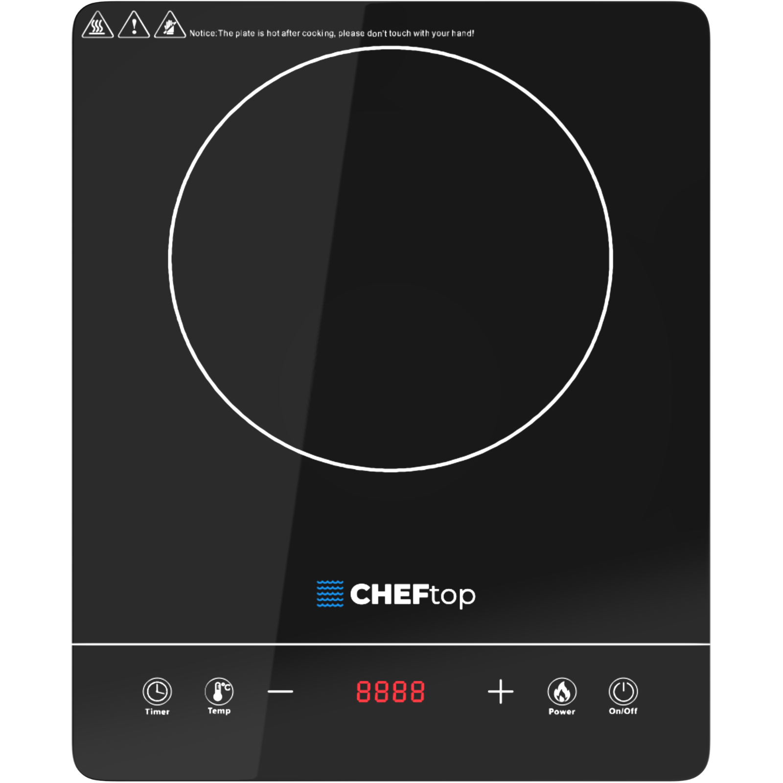 HIGH POWER Portable Induction Cooktop Countertop Single Burner 8 Power Levels - Fresh Stock Dated February 2026