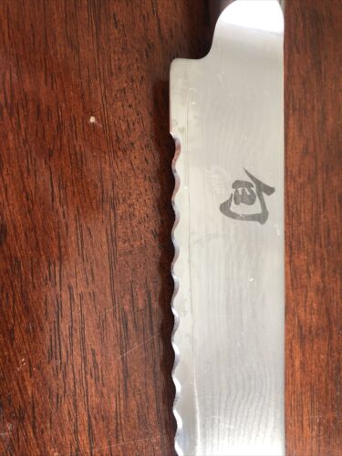 Shun Damascus Bread Knife DM-0705 - Fresh Stock Dated January 2026