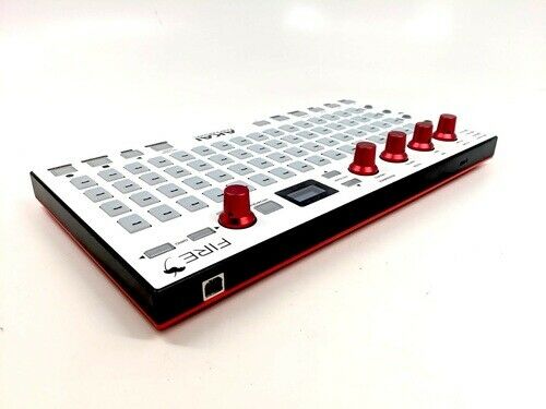 Akai Professional Fire FL Studio Performance Controller - Custom White / RED NEW - Fresh Stock Dated December 2025