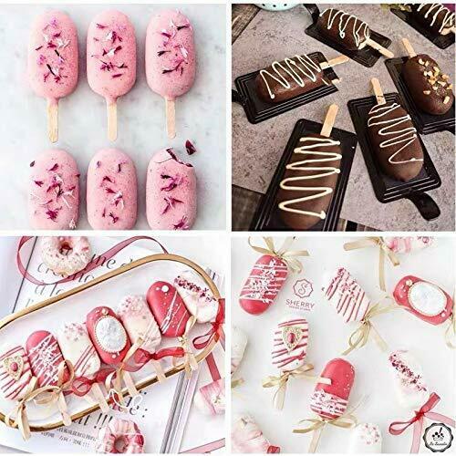 8 Cup Diamond Heart Shaped Cake Mold Tray 4 Cavities Popsicle Molds Ice Pop M... - Fresh Stock Dated February 2026