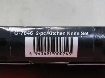 Global Cromova Stainless Steel 2 Piece Knife Set Silver G-7846 - Fresh Stock Dated January 2026
