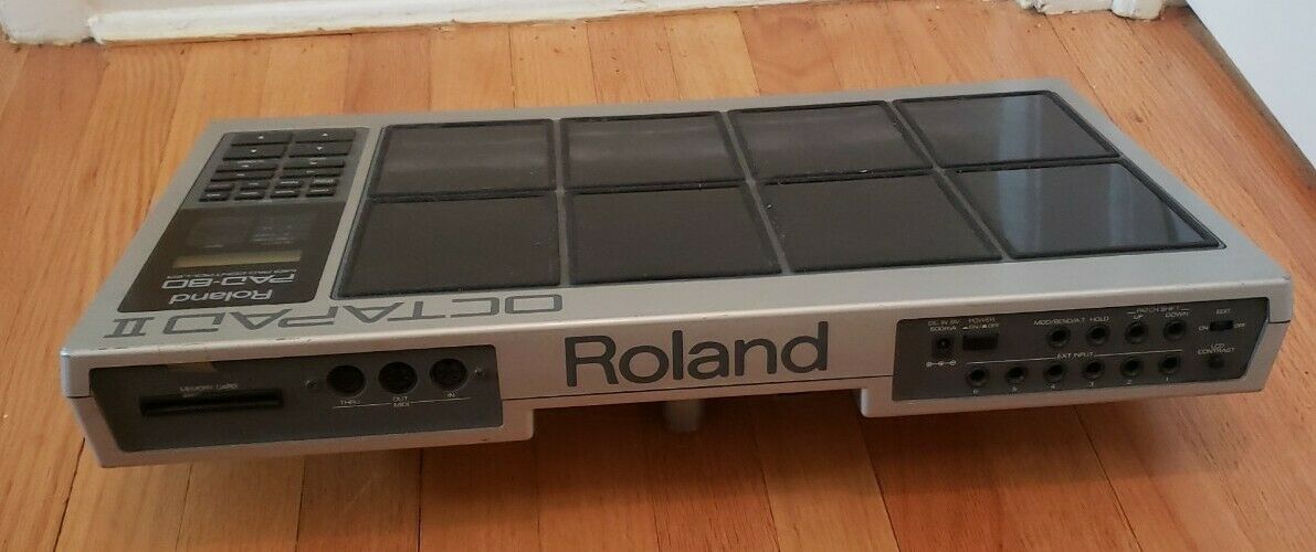 Roland Octopad II PAD-80 No Power Chord As IS Parts Repair - Fresh Stock Dated December 2025