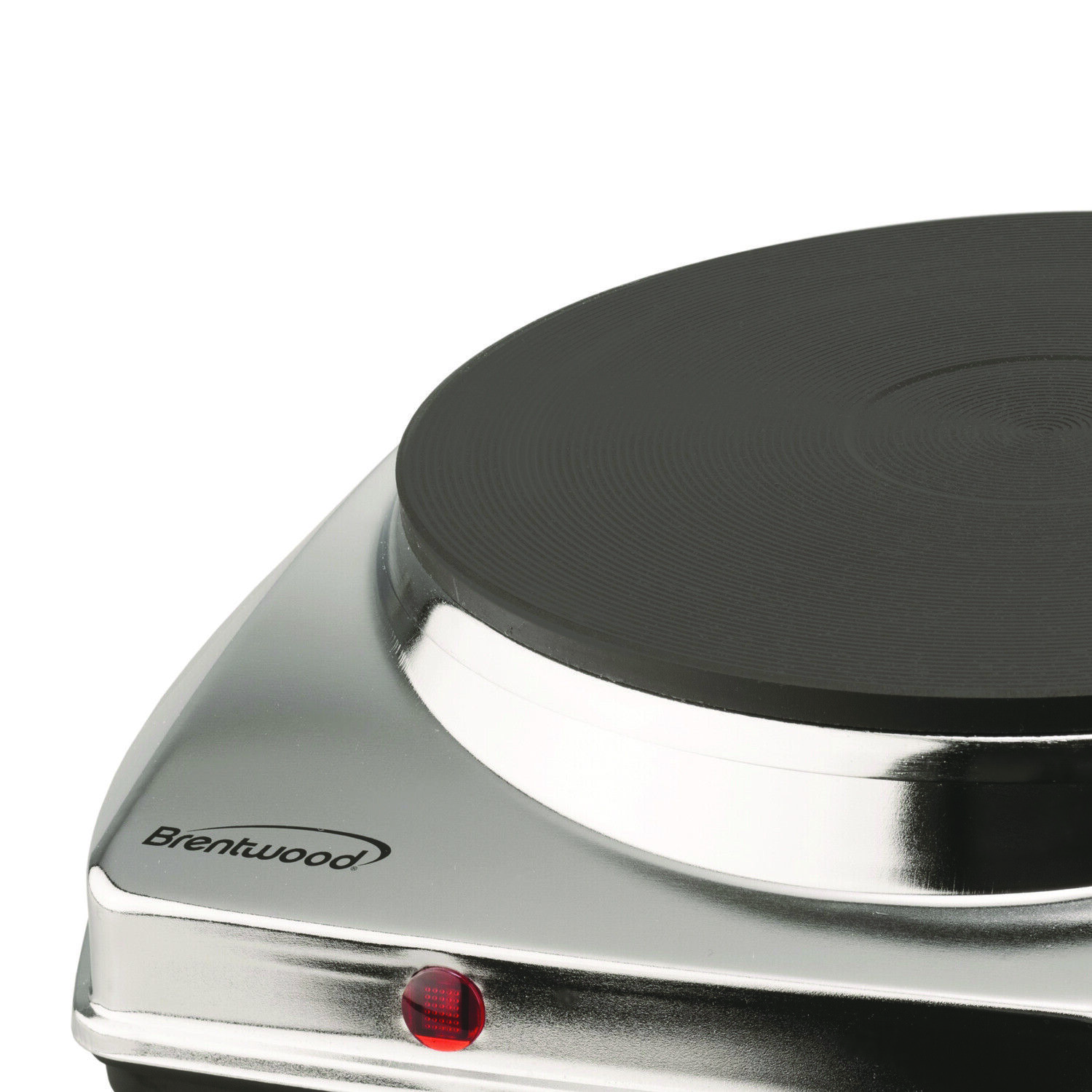 Brentwood TS-337 1,000-Watt Electric Single-Burner Electric Hot Plate - Fresh Stock Dated February 2026