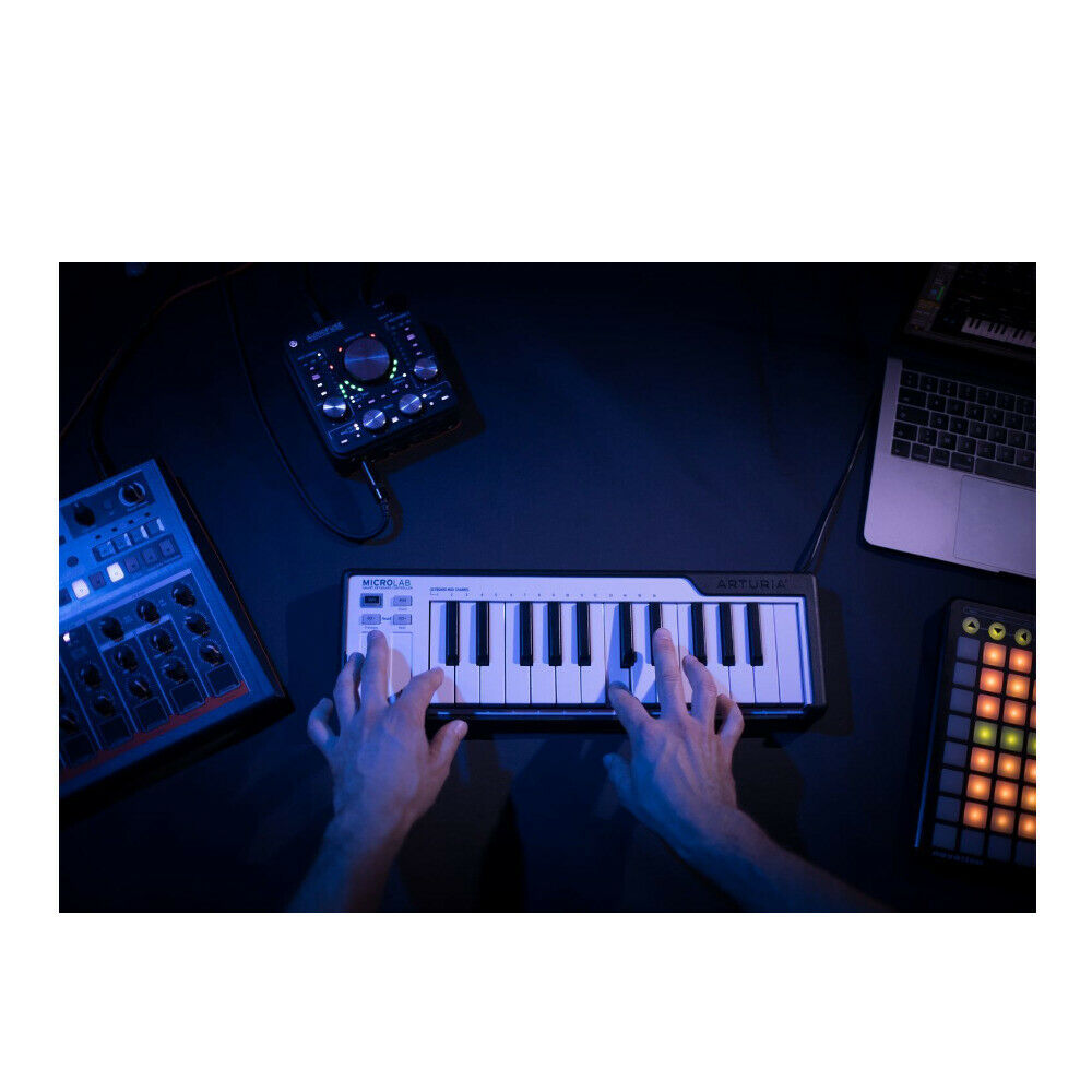 Arturia Microlab MIDI Controller (Black) - Fresh Stock Dated December 2025