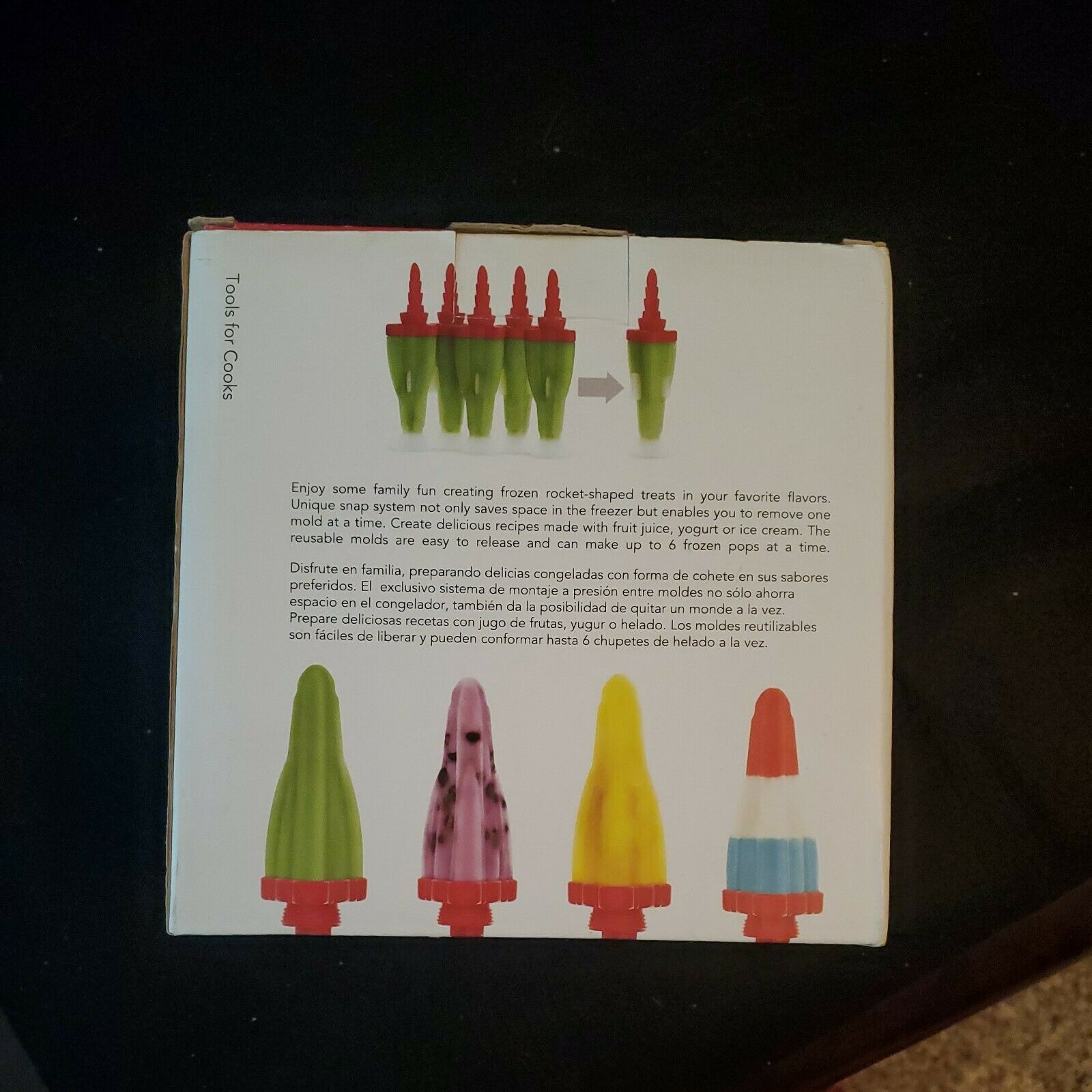 Cuisipro Snap-Fit Rocket Pop Molds, Set of 6 - Fresh Stock Dated February 2026