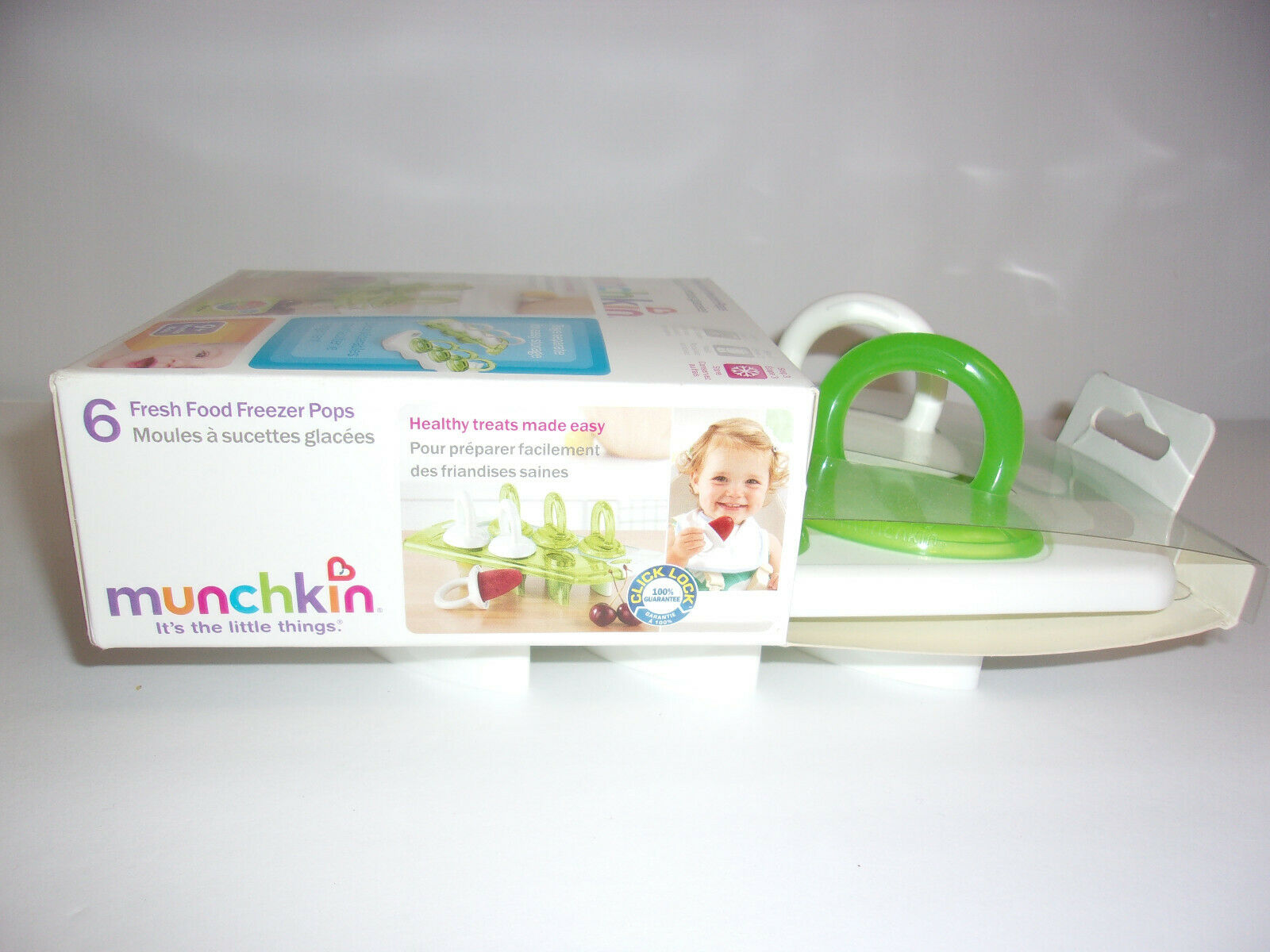 Munchkin ~ 6 Fresh Food Freezer Pops (Healthy Treats Made Easy) New! - Fresh Stock Dated February 2026