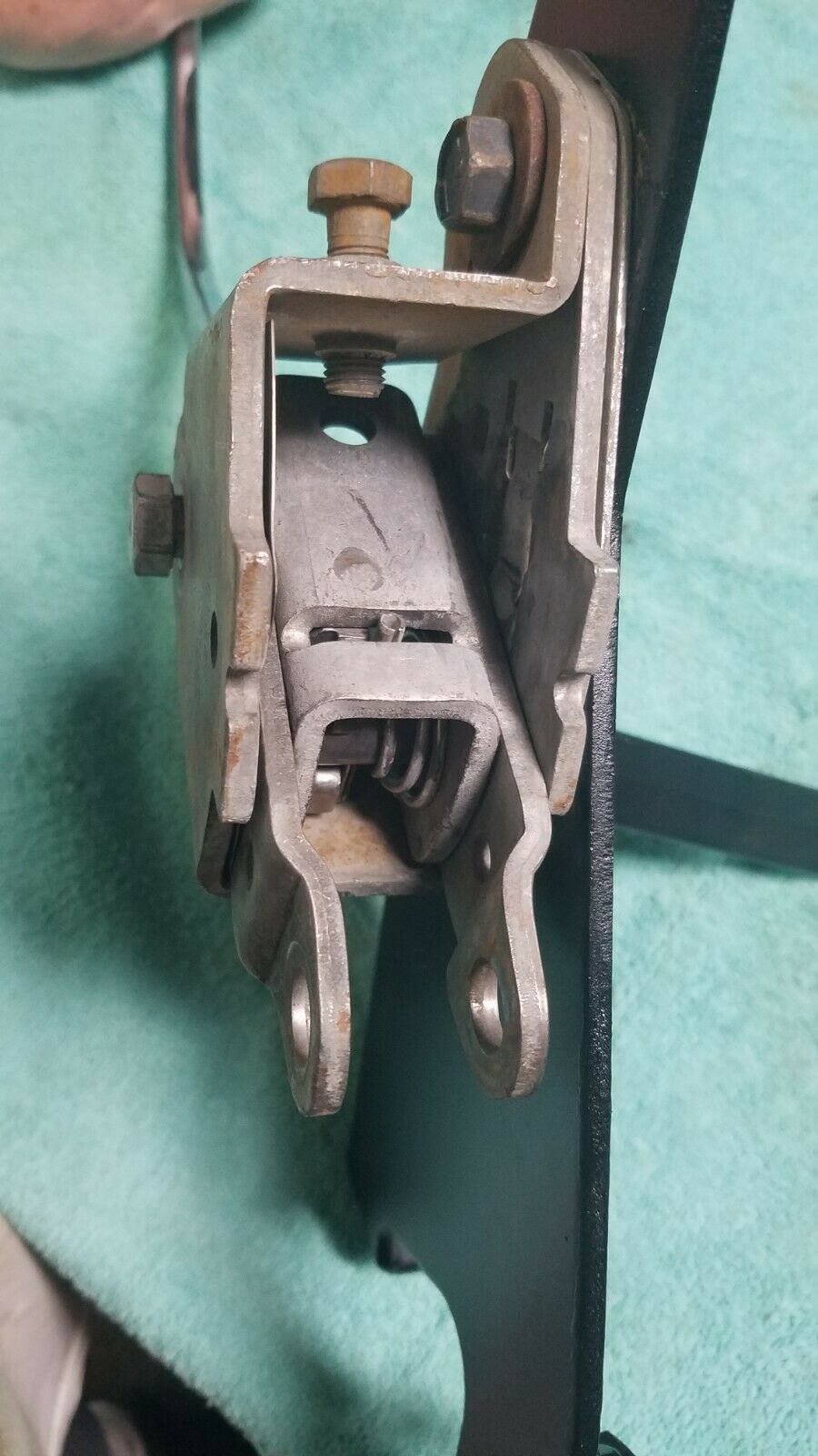 CHEVY 3 SPEED HURST DUAL PATTERN SYNCRO/LOC SHIFTER, MOUNT#1581 HURST STICK&BALL - Fresh Stock Dated December 2025